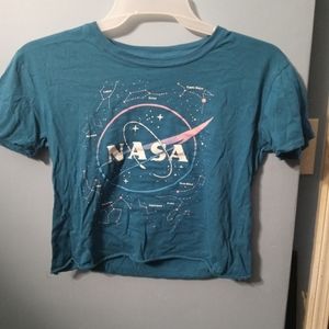 Nasa constellation crop top